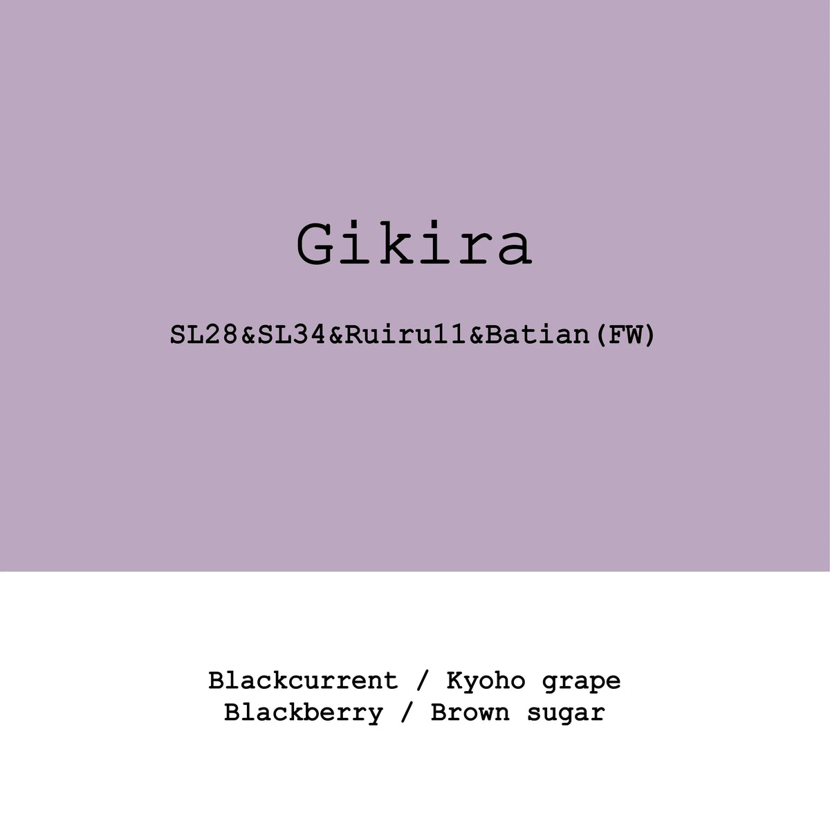 Gikira washed - Kenya, Gout and Co | 100g