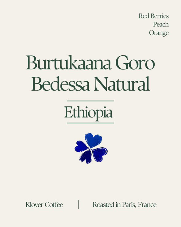 Burtukaana natural - Ethiopia, Klover Coffee | 250g