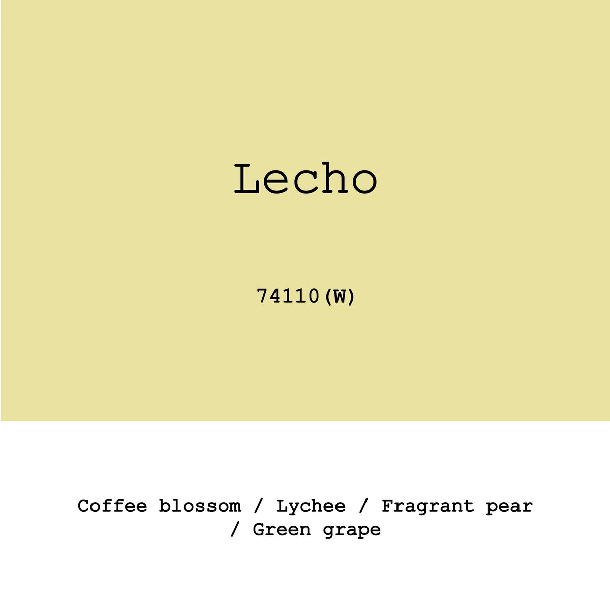 Lecho 74110 washed - Ethiopia, Gout and Co | 250g