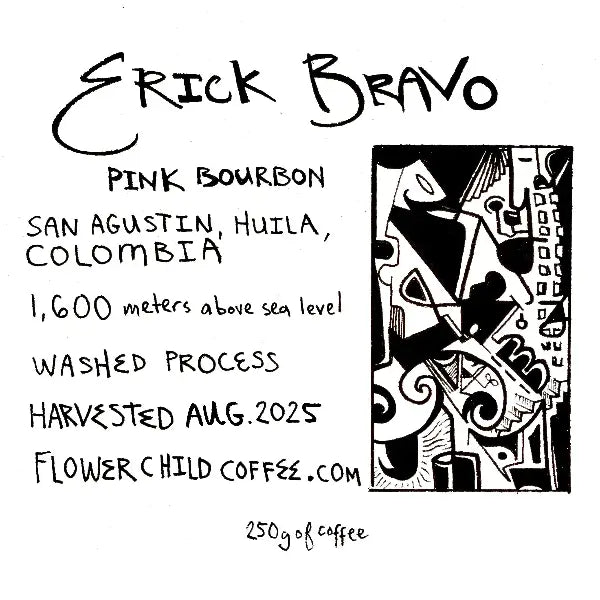 Erick Bravo - Colombia, Flower Child | 250g