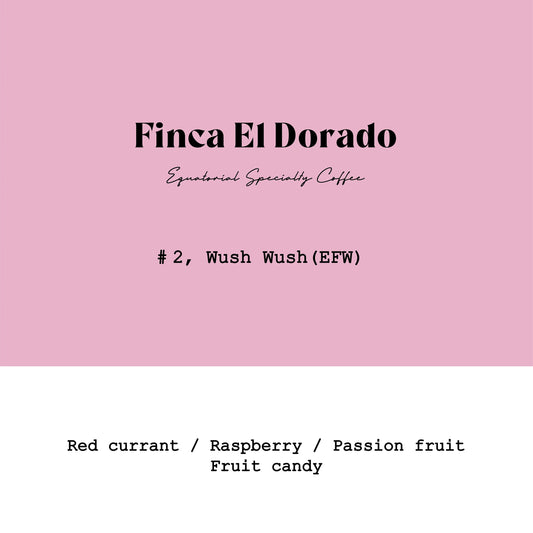 El Dorado Wush Wush Lot2 Extra Fermented Washed - Ecuador, Gout and Co | 100g