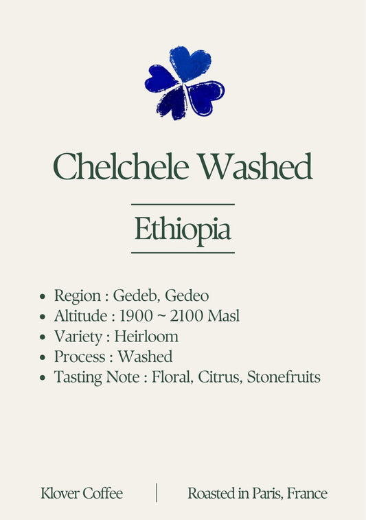Chelchele washed - Ethiopia, Klover Coffee | 250g