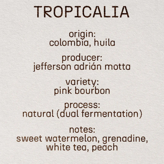Tropicalia - Colombia , Still | 200g