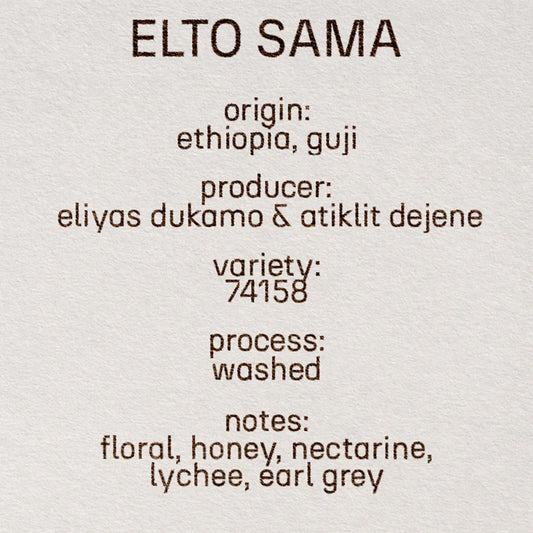 Elto Sama - Colombia, Still | 100g