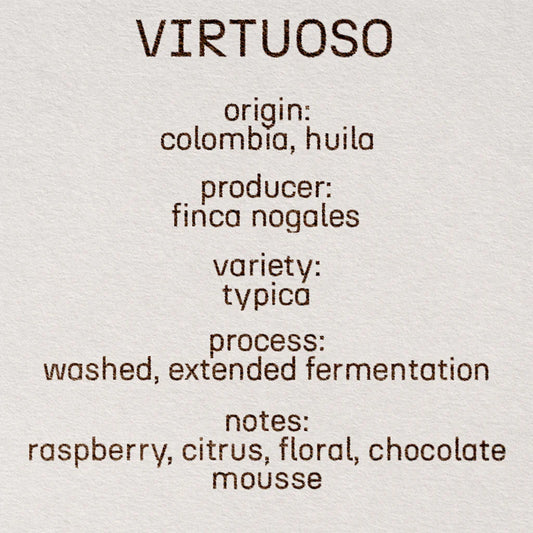 Nogales Virtuoso - Colombia , Still | 100g