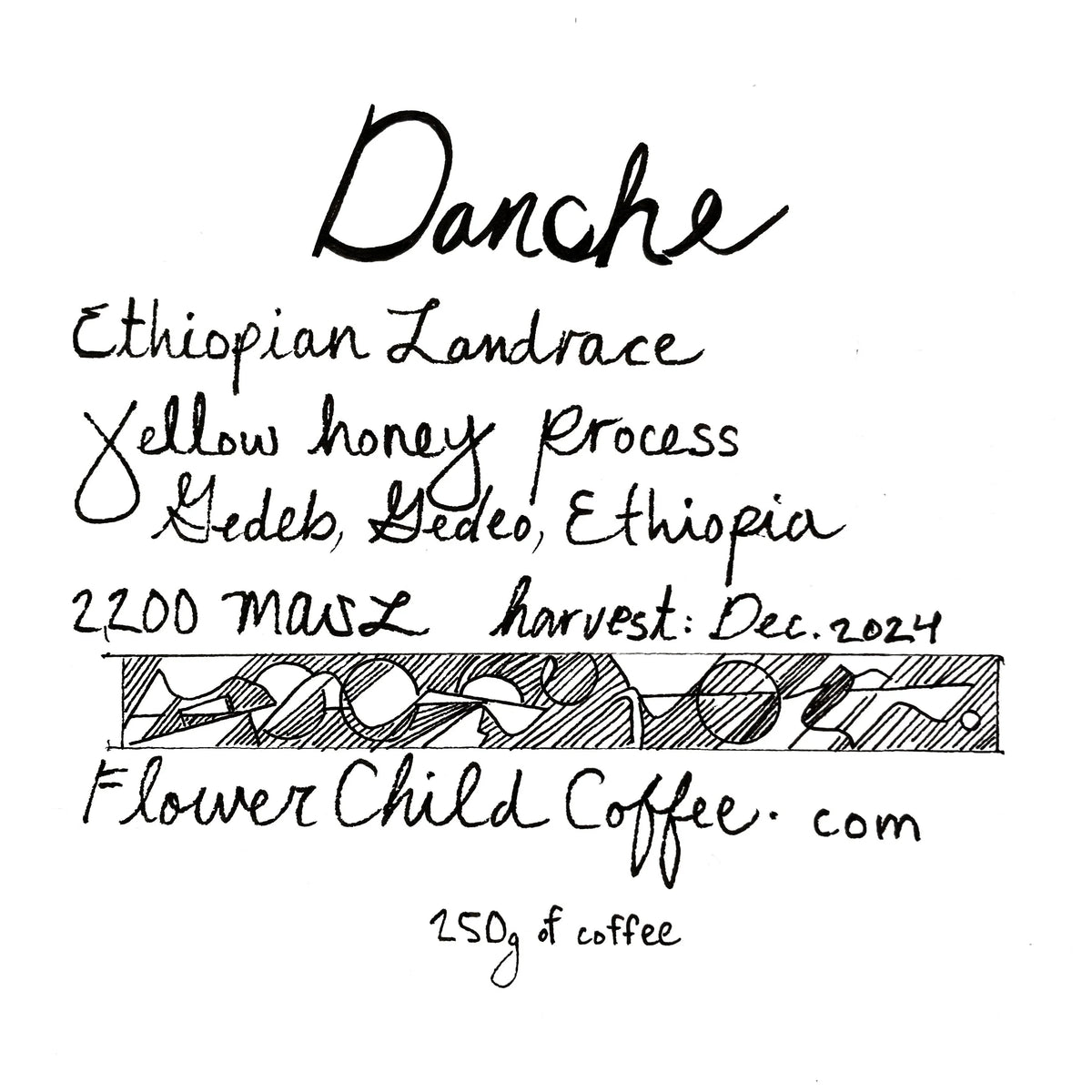 Danche yellow honey- Ethiopia, Flower Child | 250g