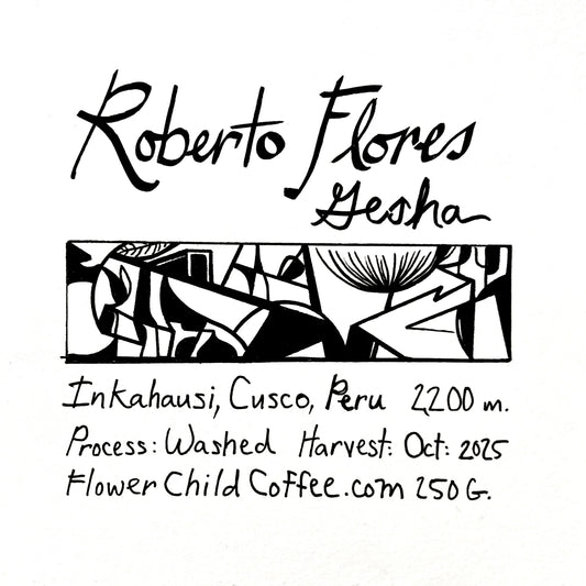 Roberto Flores Gesha - Peru, Flower Child | 250g