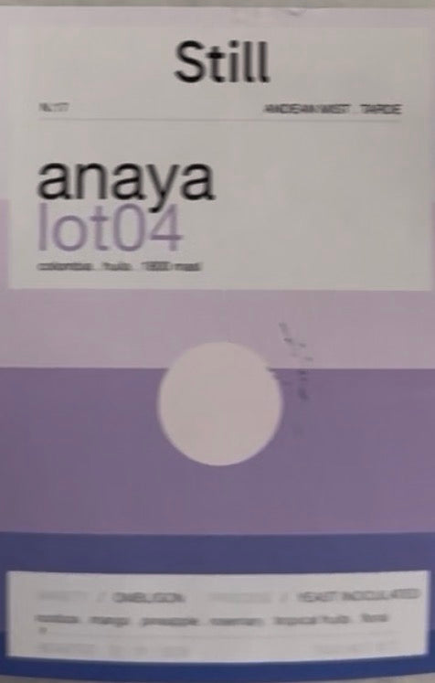 ANAYA LOT 04 - Colombia, Still | 100g