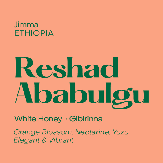 Ethiopia Reshad Ababulgu, White Honey Gibirinna, Subtext | 250g