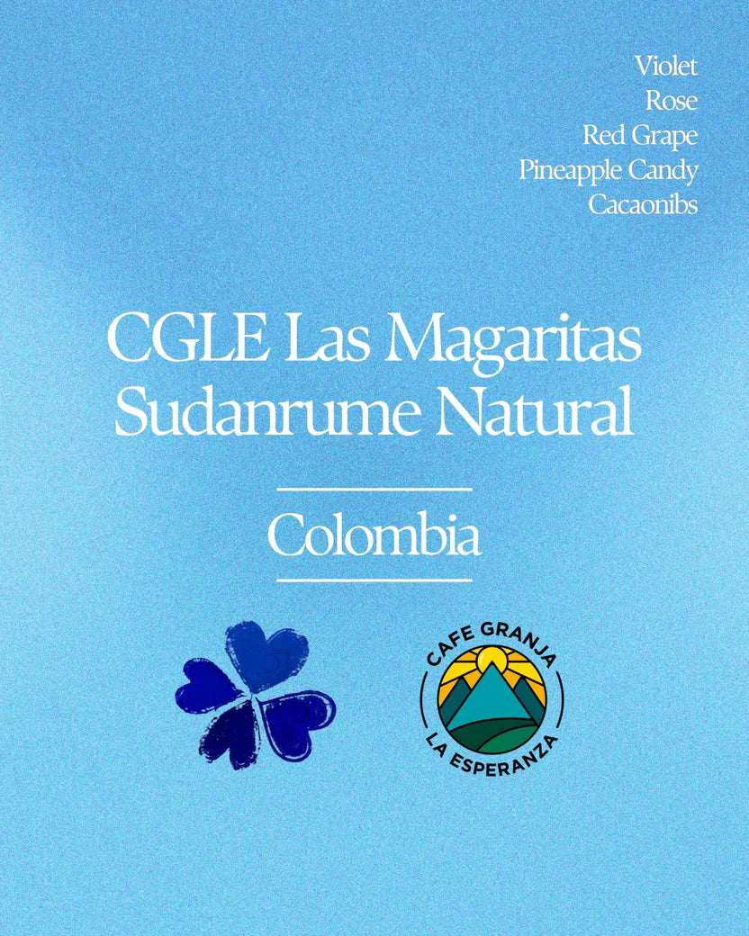 CGLE natural Las Margaritas Sudane Rume - Colombia, Klover Coffee | 100g