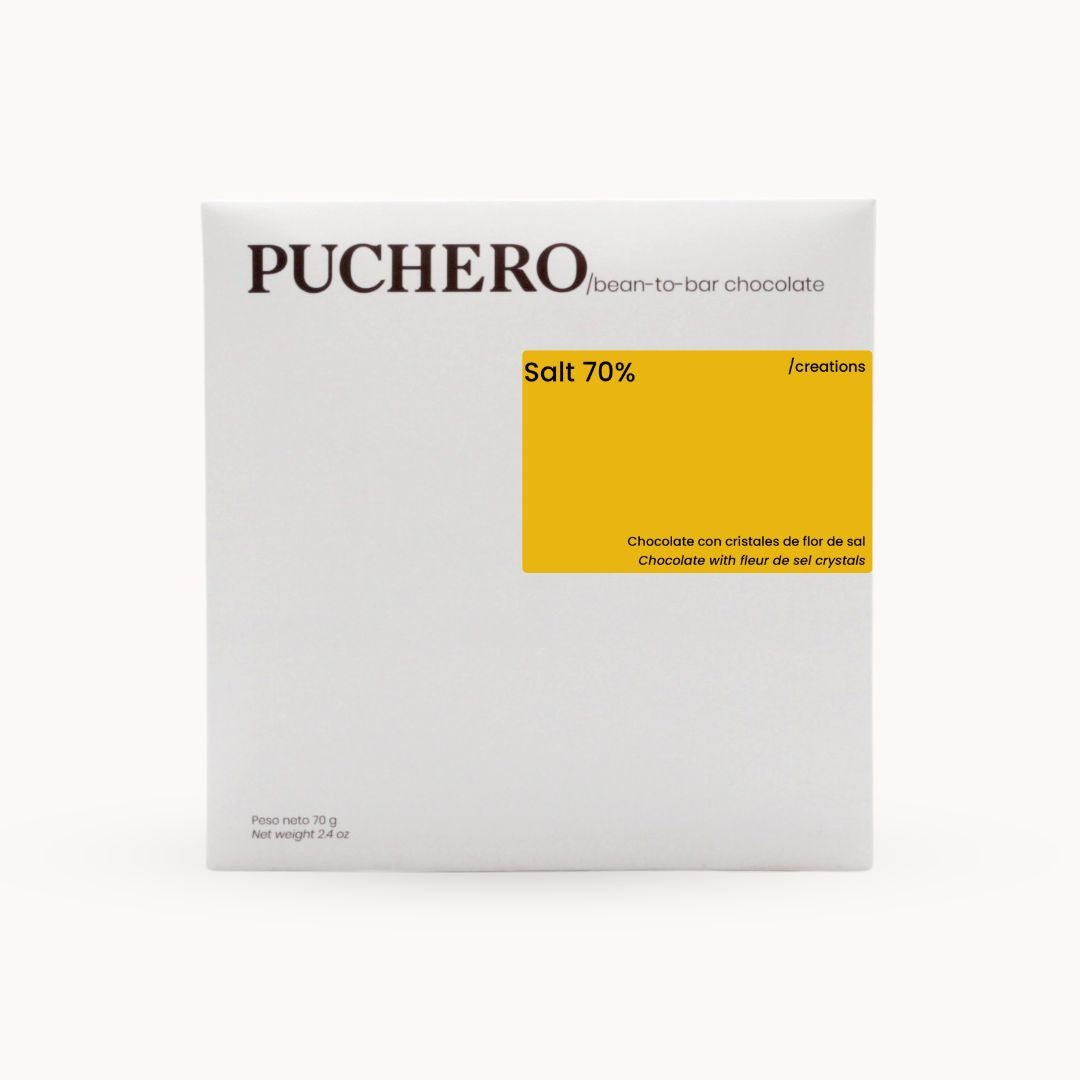 Salt 70% Chocolate, Puchero | 70g