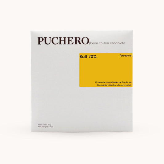 Salt 70% Chocolate, Puchero | 70g