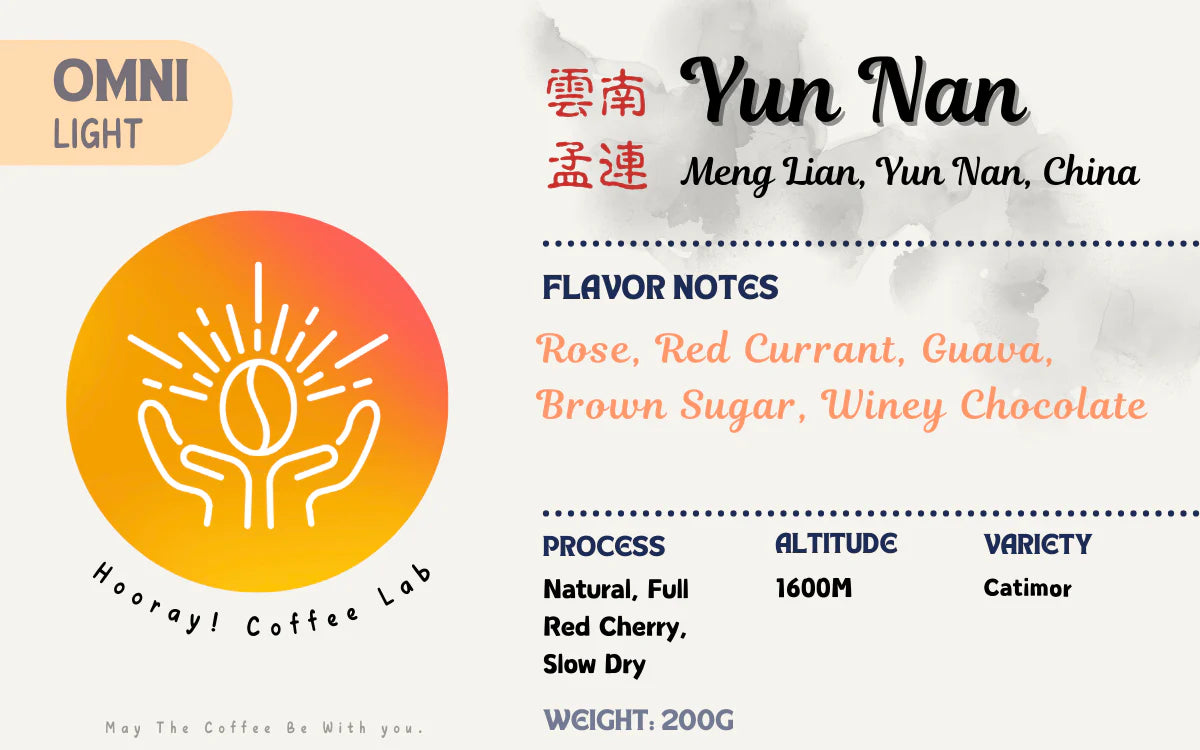 Yunan - China, Hooray Coffee Lab | 200g